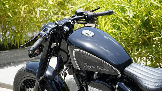 STRAIGHT HANDELBAR WITH HARLEY MIRROR